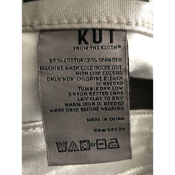 Kut from the Kloth Women's Size 16 High Rise Charlize Fab AB Cigarette Jeans NEW - Picture 6 of 7
